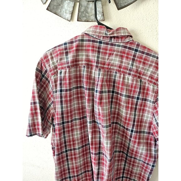 Carhartt Shirt Men's Large Relaxed Fit Short Sleeve Pocket Grandpacore Preppy - Picture 11 of 12